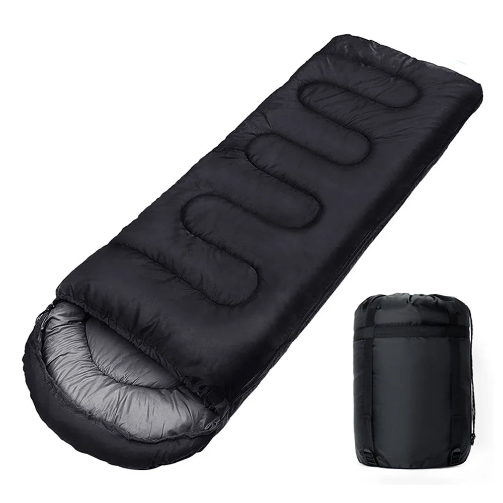 

Camping Sleeping Bag Lightweight 4 Season Warm Envelope Backpacking Outdoor Mummy Cotton Winter Sleeping Bag
