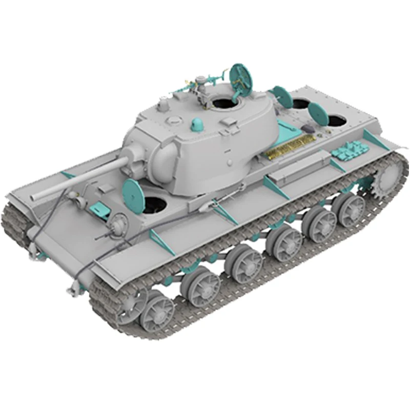 RFM KV-1 برج مصبوب معزز mod.1942 نموذج حقل الجاودار RM-5056 1:35 نموذج الخزان 1/35
