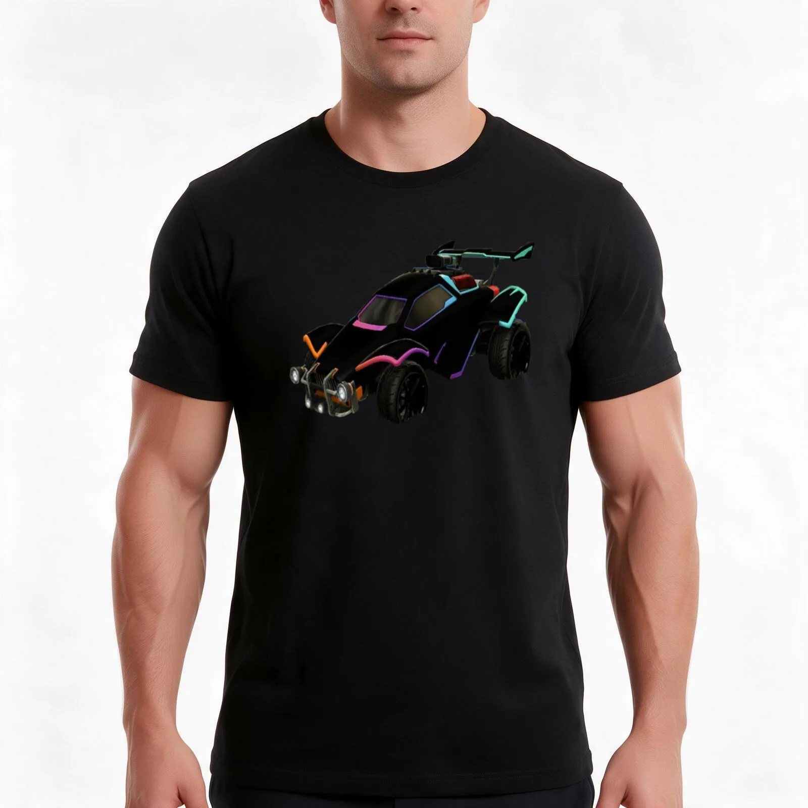 black octane T-Shirt, Summer Casual Cotton Tee, Oversized Streetwear Tops, Vintage Graphic Print, Loose Fit Short Sleeve