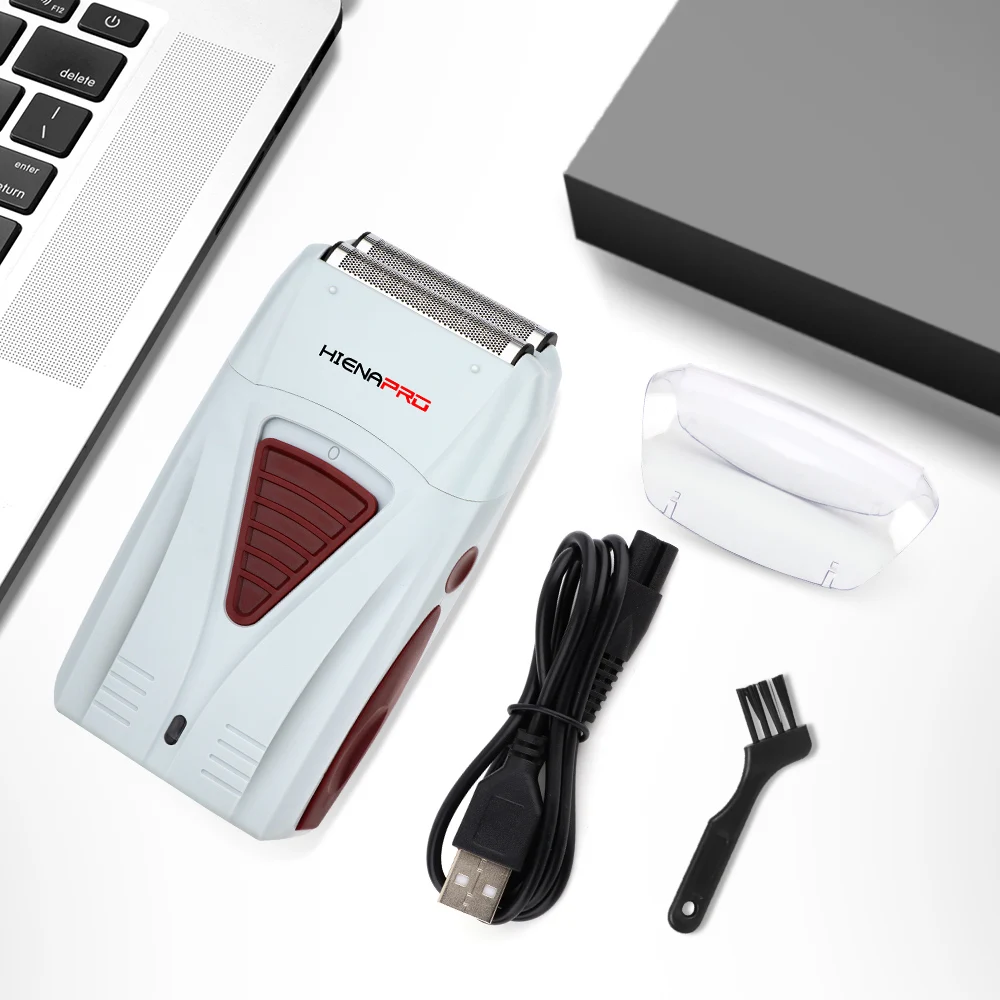 Electric Shaver with Sharp Independent Floating Blades USB Interface Mini Portable Trimmer for Men