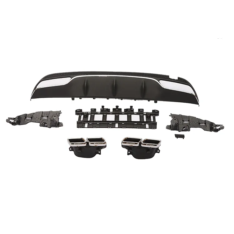 

Заводская горячая распродажа 2015, 2016, 2017, 2018, стиль AMG для Mercedes-Benz W205, задний диффузор