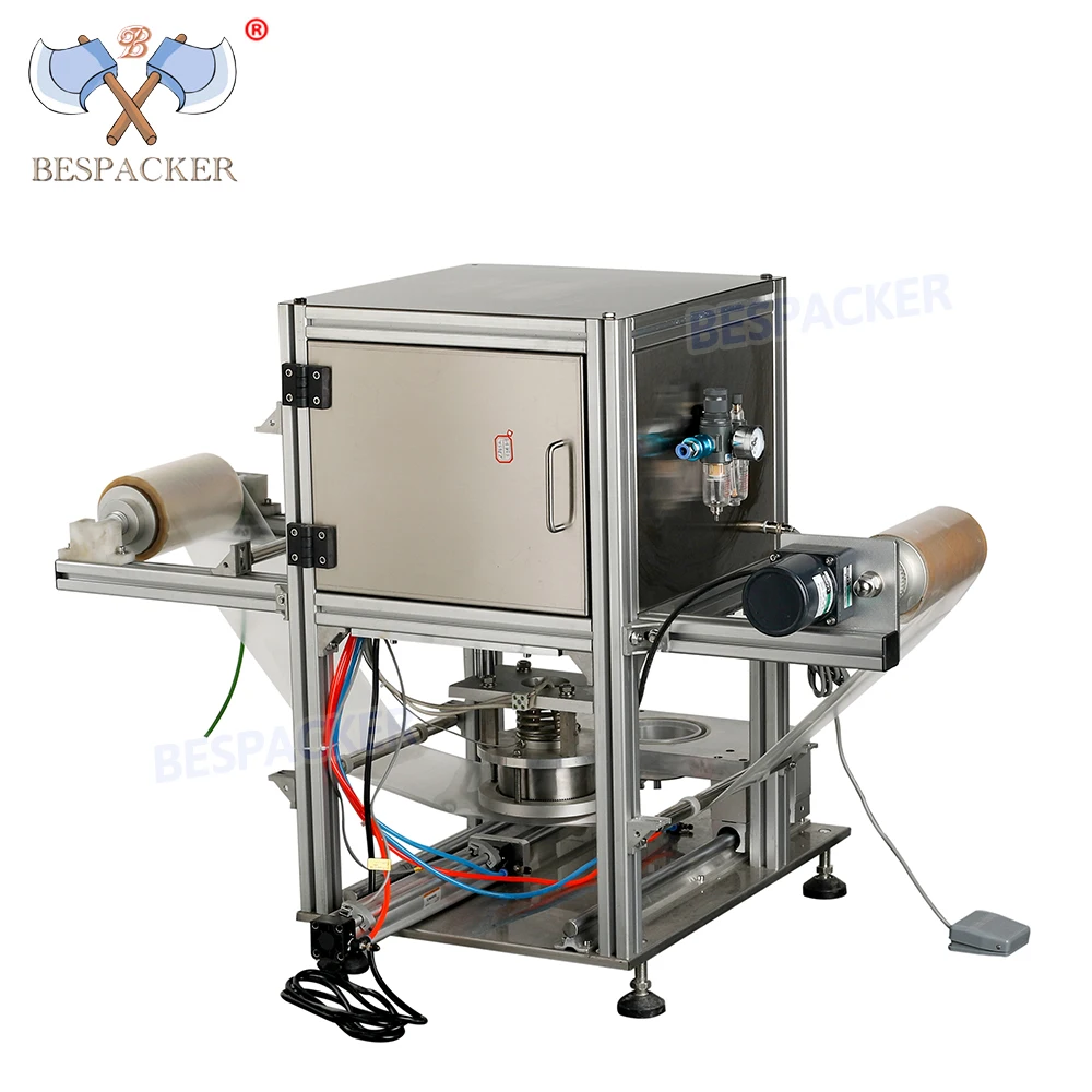 Macchina confezionatrice manuale per sigillare tazze di plastica usa e getta BZD-95B