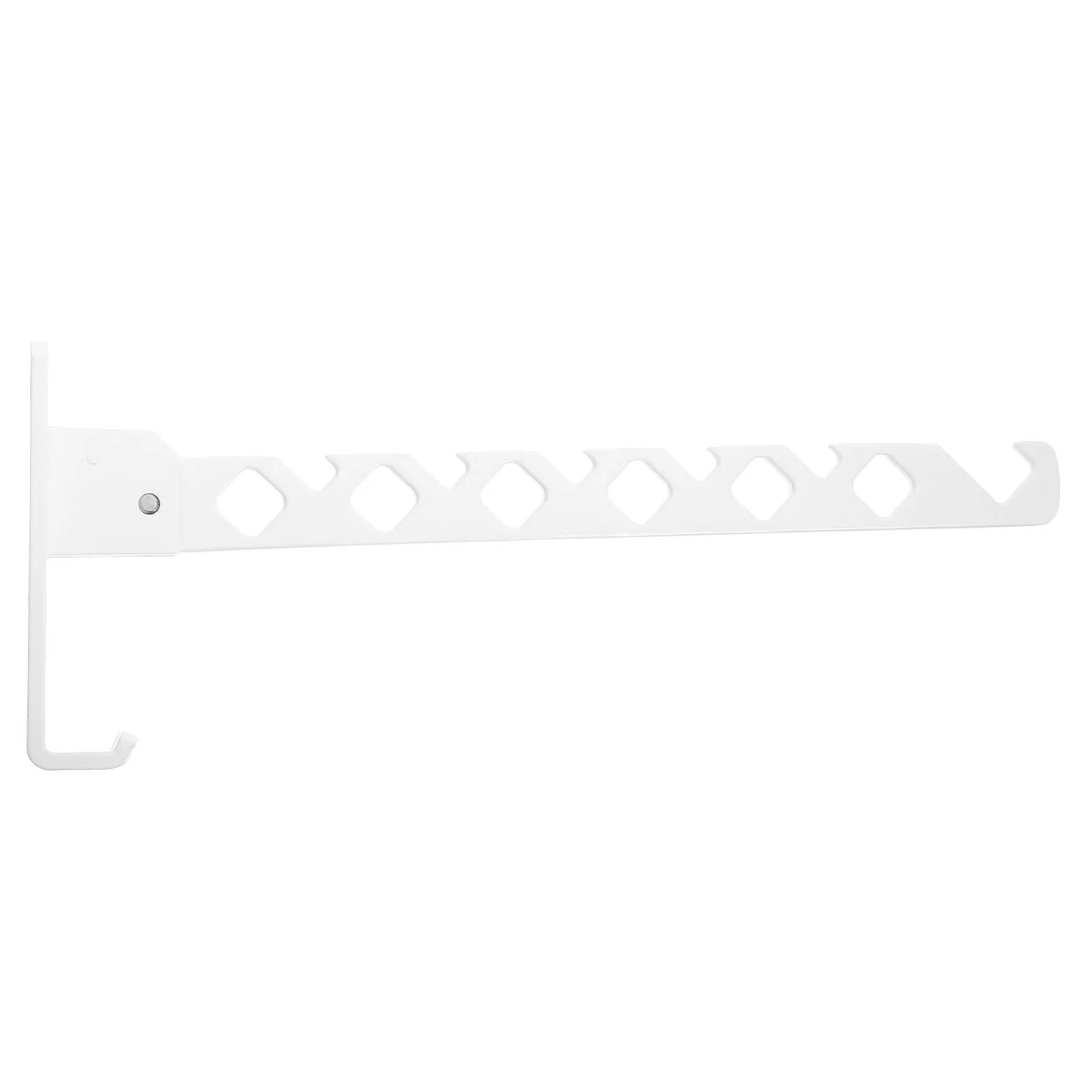 

Black Wall Mounted Clothes Rack Foldable Drying Organizer For Laundry Bedroom Space Saving Garment Hanger Metal Storage