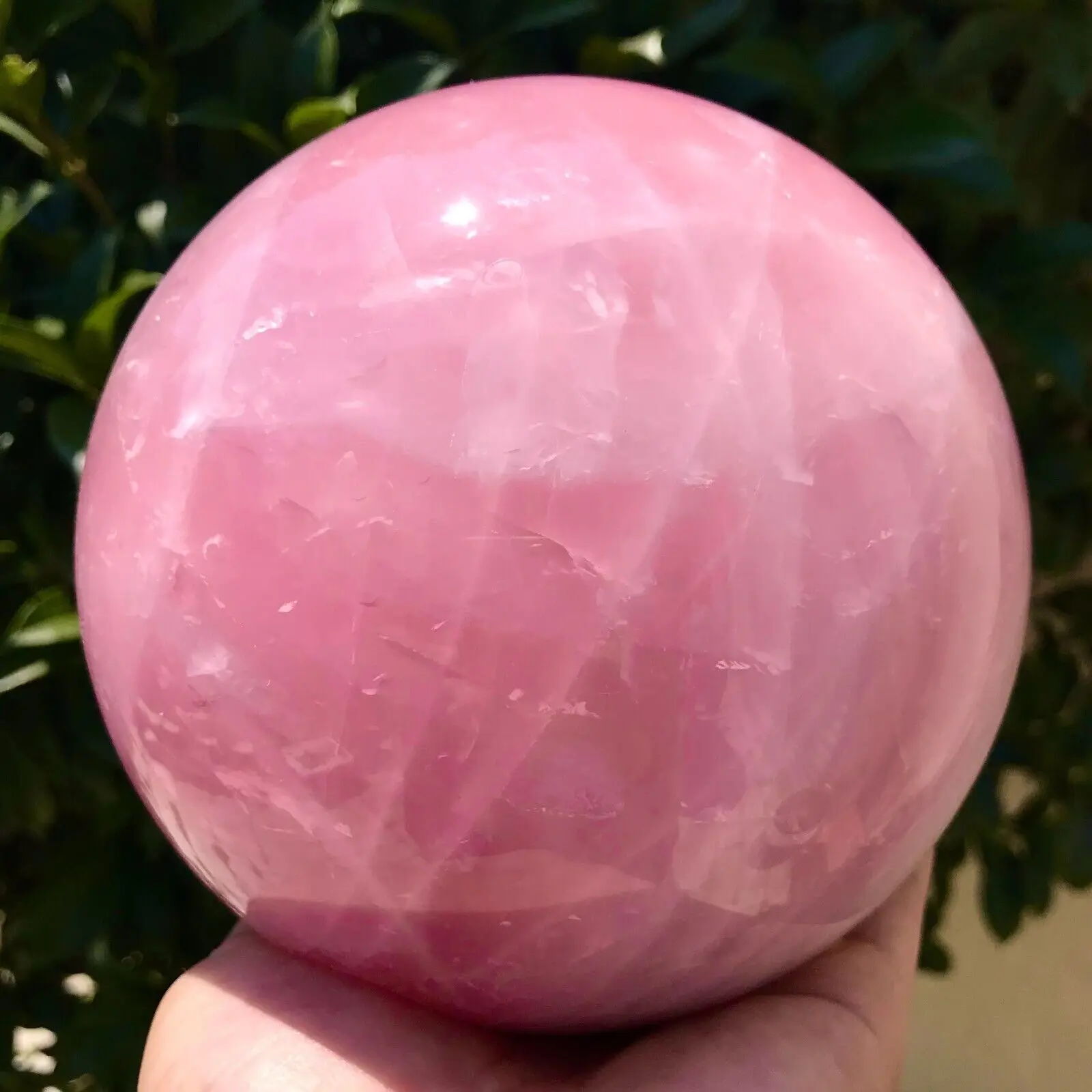 

Beautiful Natural Pink Rose Quartz Sphere Crystal Ball Reiki Healing