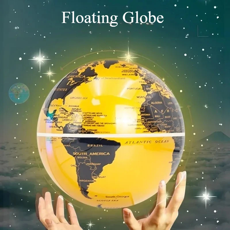 

Magnetic Levitating Globe LED Night Light Floating Globe Lamp Cool Tech Gift For Kids Boys Girls Birthday Toy Home Office Decor