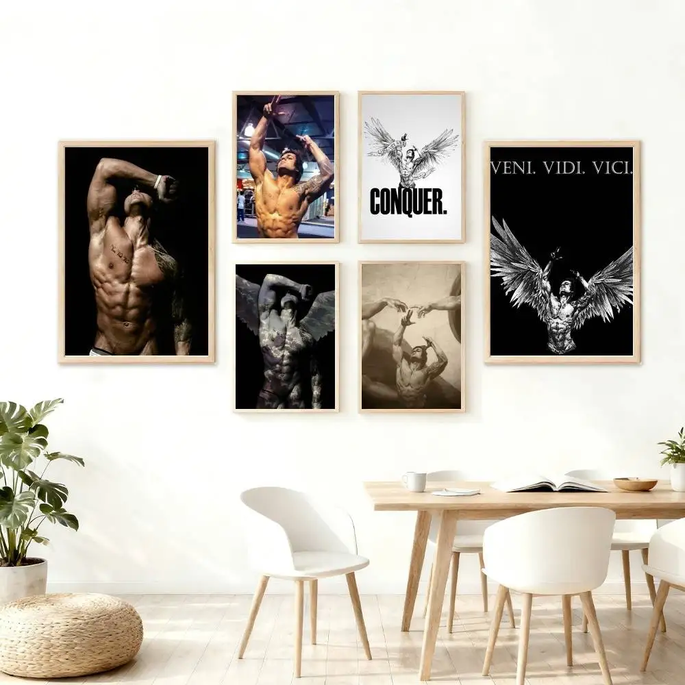 Bodybuilder Z-Zyzz Poster Wall Art for Study Living Room Decor Unique Home Decoration Pictur Gift