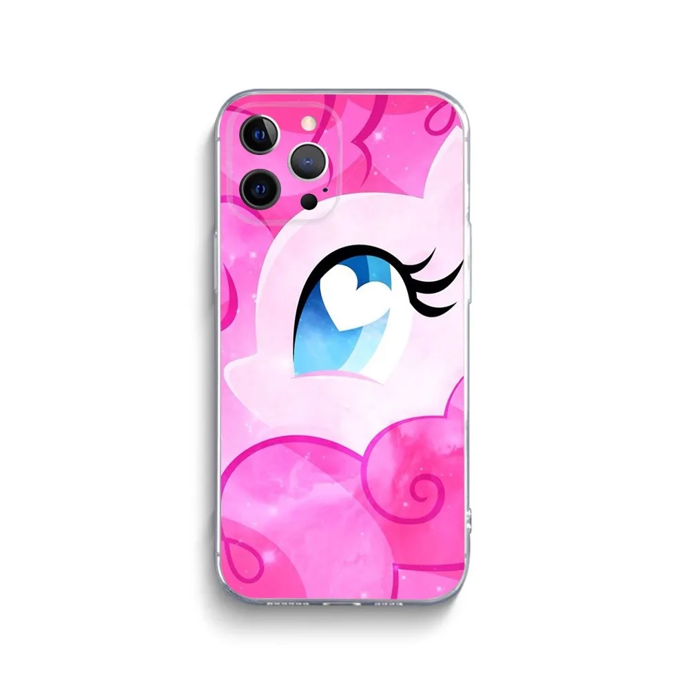 Cartoon My Little P-PonyS Phone Case For iPhone 15 14 13 12 11 Pro Max Xs Xr X 7 8 Plus 12 13 Mini Silicone Clear Cover