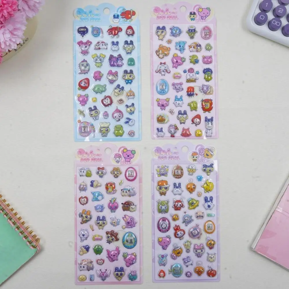 

Трехмерные рельефные наклейки Tamagotchi, Mametchi, Kuhcipatchi, Lovelitchi для DIY-декора чехлов для телефонов, камер, ноутбуков, подарки для девочек и мальчиков на Пасху