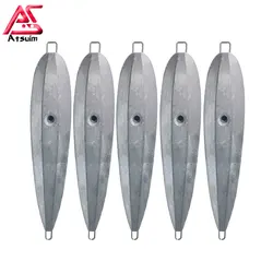 AS 5PCS Pesca Unpainted Inchiku Metal Jig Head 80g100g120g150g200g250g Leurre Kingfish Snapper Grouper Slow Bait Fishing Lure