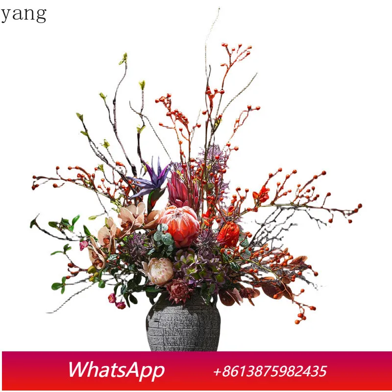 

Новая китайская керамическая ваза CX для искусственных цветов, среднего и большого размера, для декора отелей и цветочных композиций