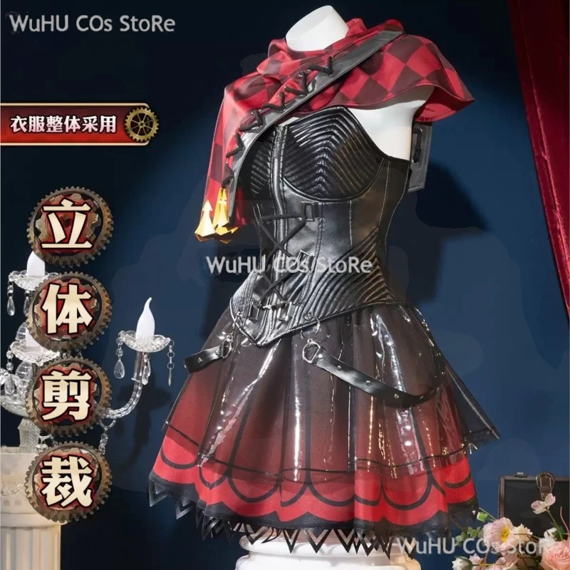 Game Identity V Cosplay Tracy Reznik Little Red Riding Hood Costume Original Skin Costumes Wig Women Skirt Halloween Roleplay