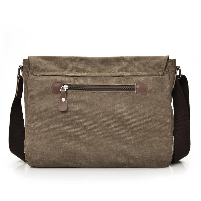 Hoyinlove 2023 Europese En Amerikaanse Mannen Tassen Trendy Canvas Tassen Casual Schoudertassen Grote Capaciteit Crossbody Tassen