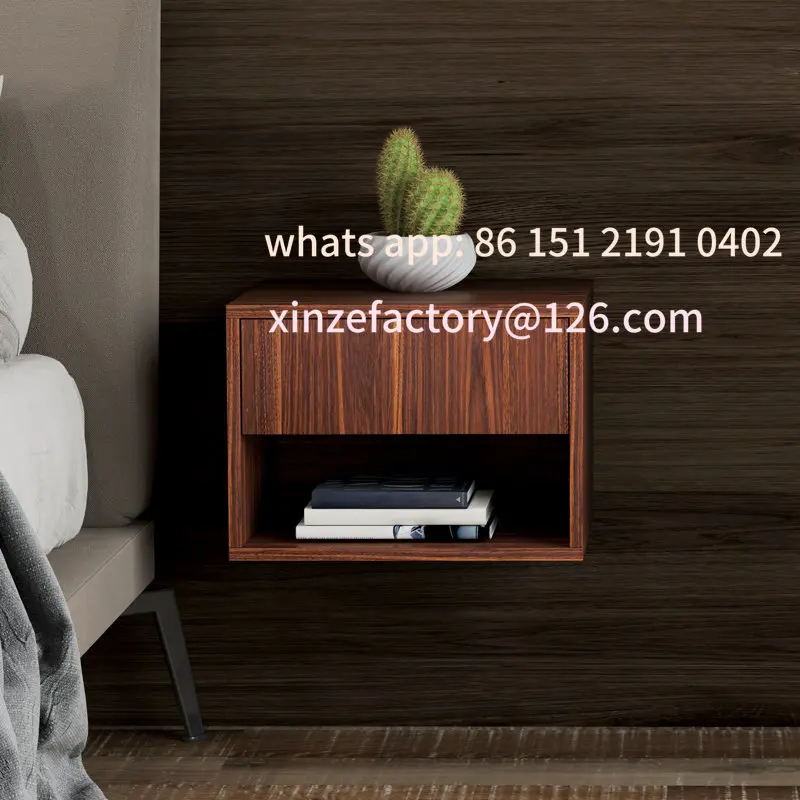 

Customizable Nordic bedside table Japanese minimalist locker shelf modern minimalist small bedroom log bedside