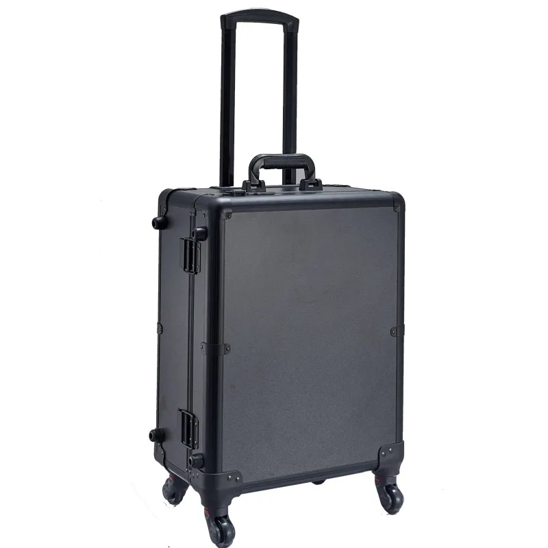 21 inch illuminated bracket makeup and makeup artist photography floor push rod universal wheel luggage toolbox bag