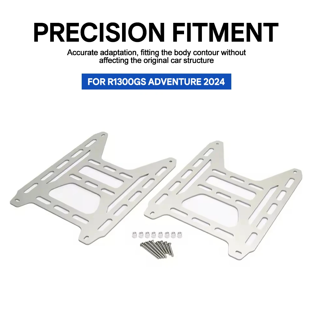 Fit for BMW R1300GS Adventure 2024 Top & Side Luggage Box Protective Guard Brackets with Fasteners