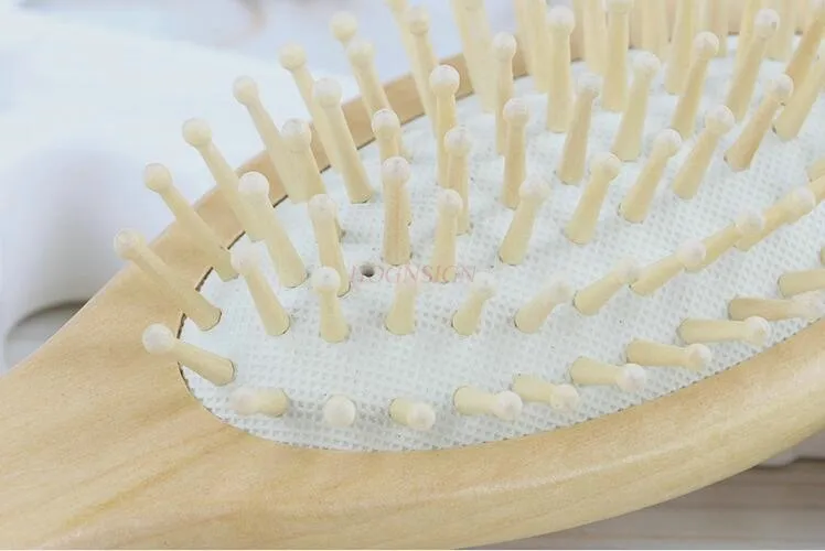 مشط تدليك الوسادة الهوائية، مشط الشعر، مشط تجعيد الشعر، مشط خشبي مضاد للكهرباء الساكنة #6