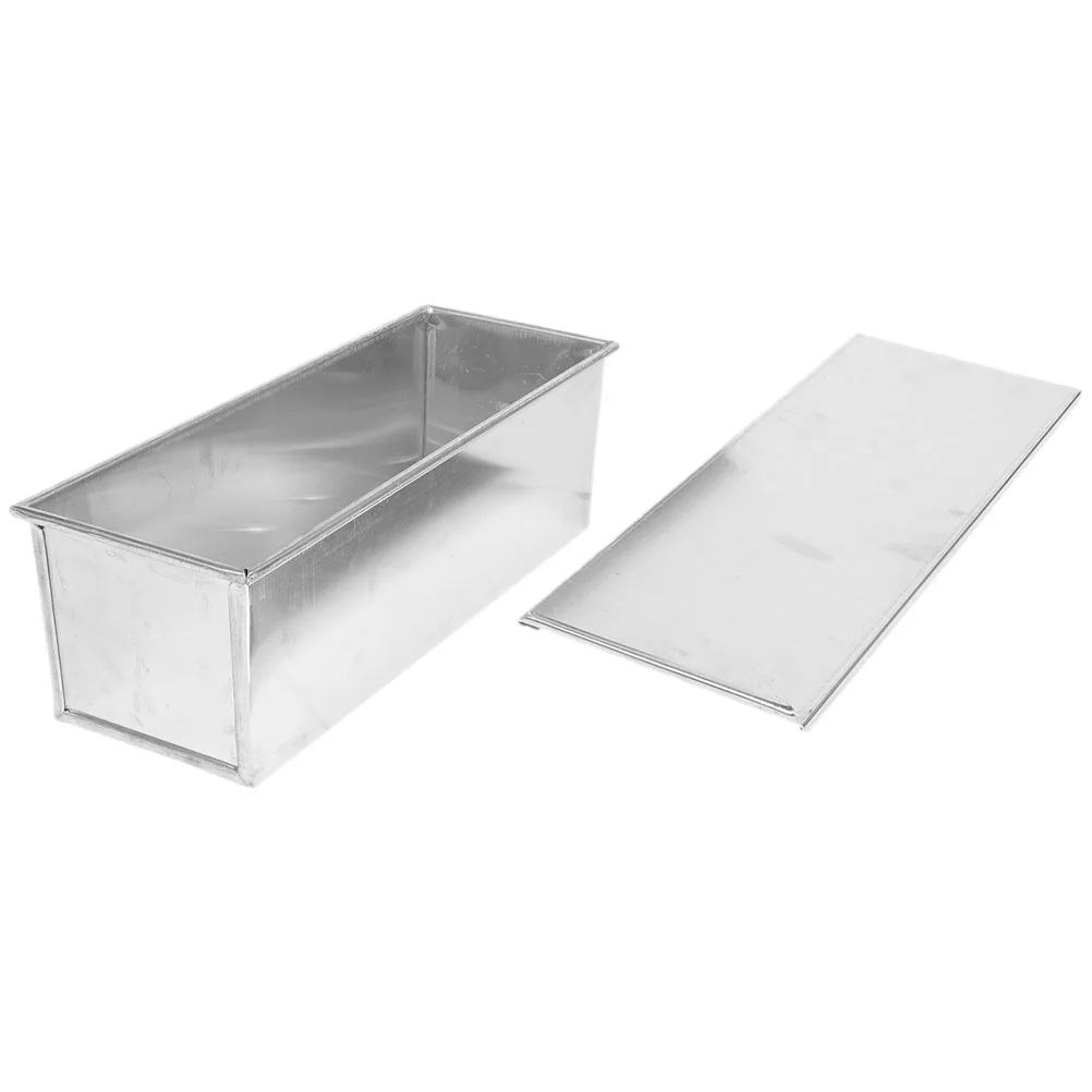 

Toast Box Bread Pan with Lid Pans for Homemade Metal Baking Reusable Aluminum Alloy Loaf