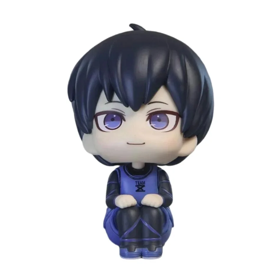 10Cm Q Version Blue Lock Anime Figure Sagi Yoichi Chigiri Hyoma Nagi Seishiro F…