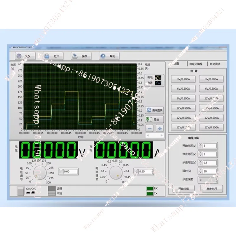 40V/60A programmable communication regulated constant current adjustable programmable high power CNC DC power supply