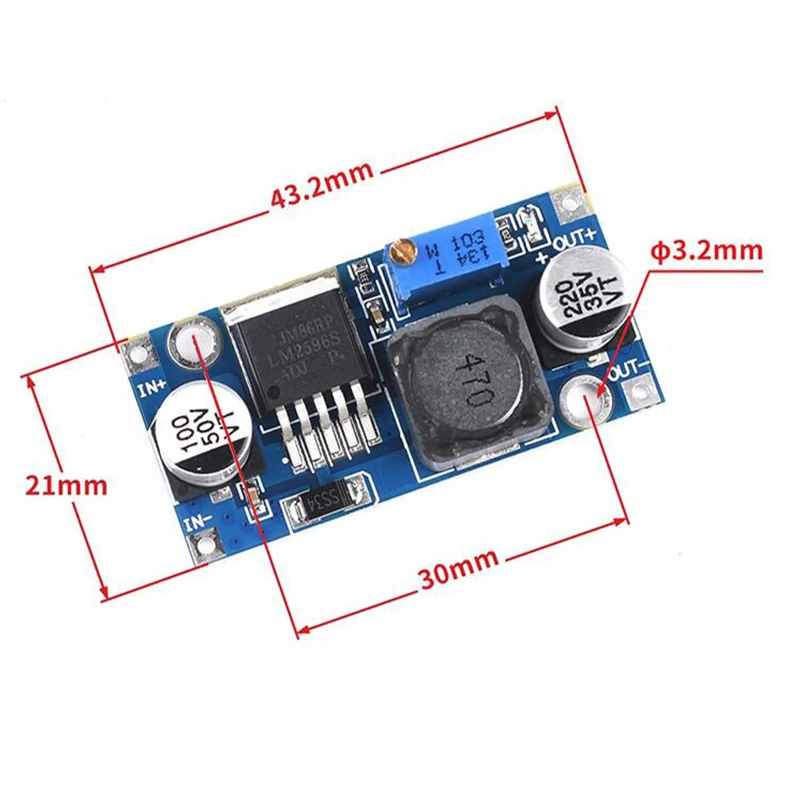 High Quality 3A Adjustable DC-DC LM2596 LM2596S input 4V-35V Output 1.23V-30V dc-dc Step-down Power Supply Regulator module