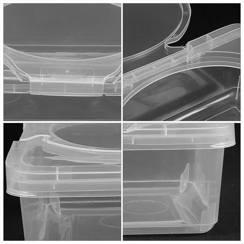 

2Pcs Dust-Proof Tissue Box Portable PP Material Large Capacity Tissue Holder for Bathroom Office Desktop Napkins Storage