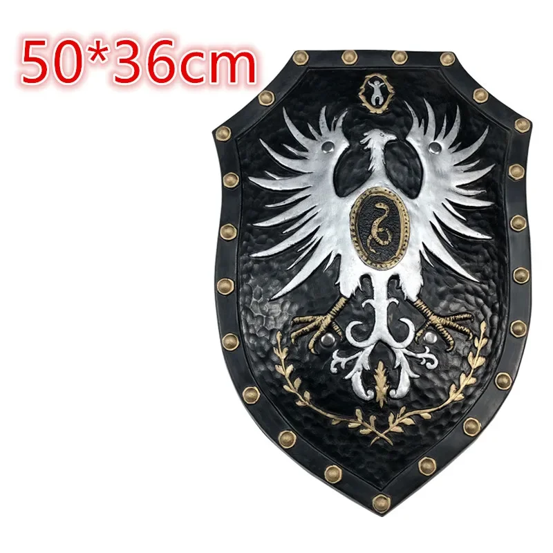 Medieval guerreiro real guarda coração escudo cosplay arma prop filme jogo anime role play halloween link cos presente plutônio 1:1