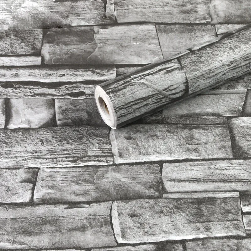 45cm classic brick pattern PVC waterproof background wall sticker 3D three-dimensional self-adhesive decorative wall sticker