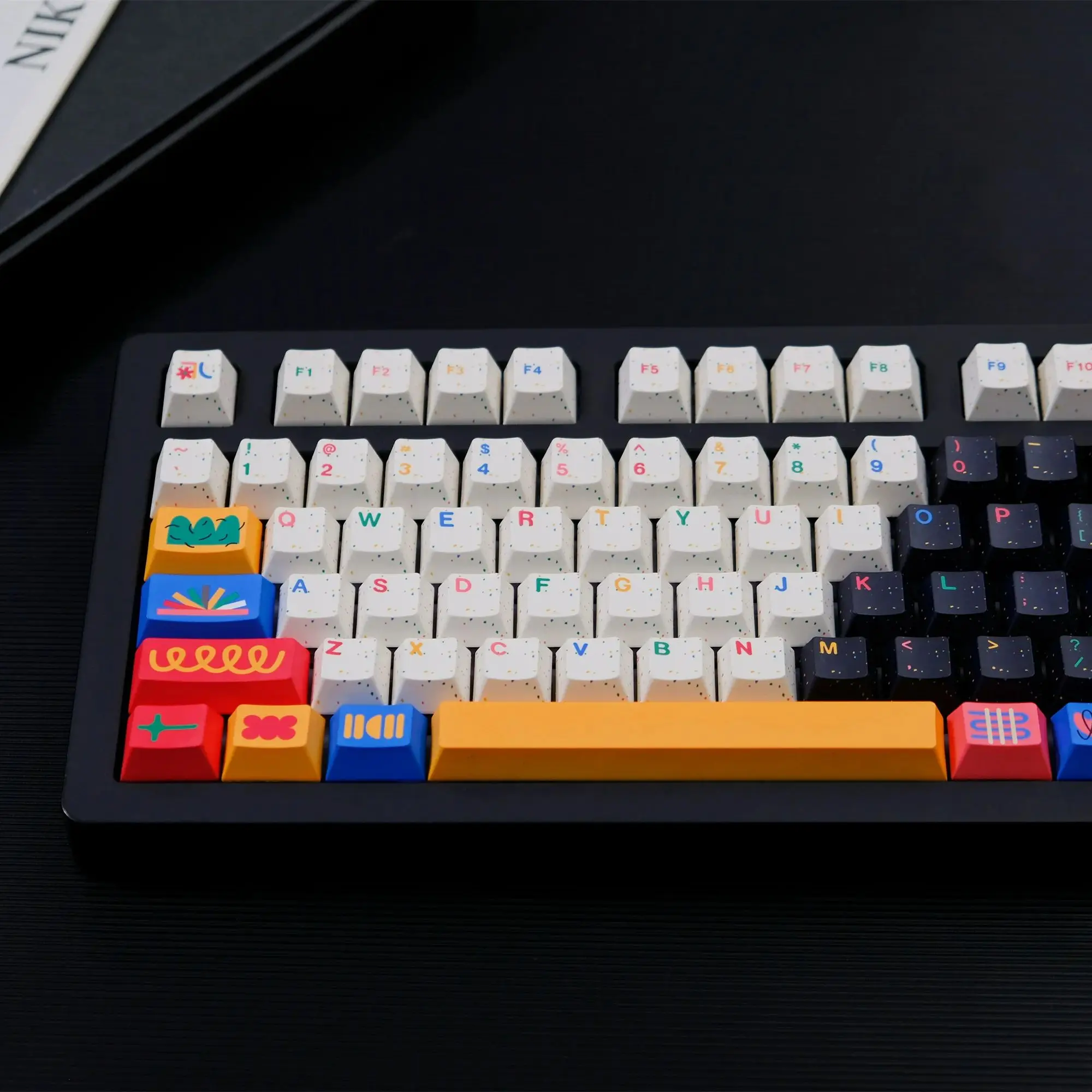 GMK Motif Keycaps Set 151 Keys PBT Material Cherry Profile for Fits MX Switch 61/64/68/75/84/87/96/98/104 Mechanical Keyboard