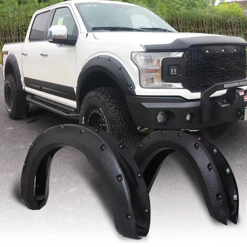 

Hot Sale Fender Flare Accessories Mud Guard Wheel Eyebrow Fit for F150 2018-2019