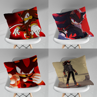 Anime The Hedgehog Shadow 10 Pillow Case Pillow Case Soft Cushion Cases for Farmhouse Sofa Decor Home Decorations and Protector