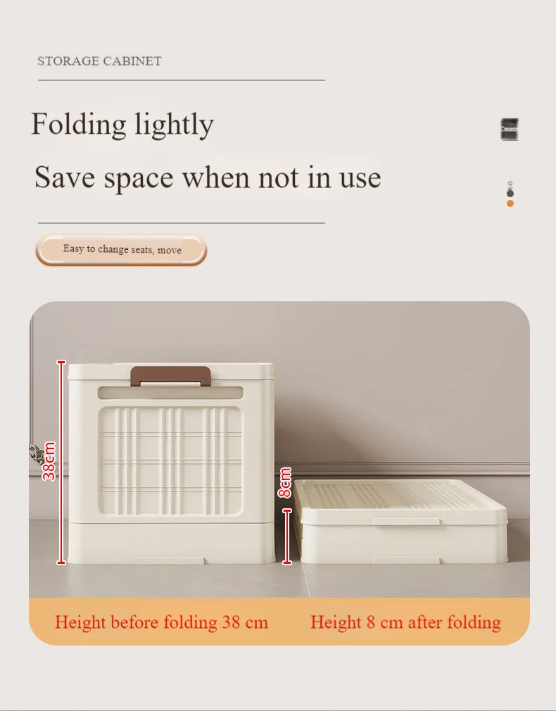 Multifunktions-Klappschrank mit großer Kapazität, staubdichter Kleiderschrank, Schrank-Organizer, einfach zu installierende Aufbewahrungsboxen – Detail 10