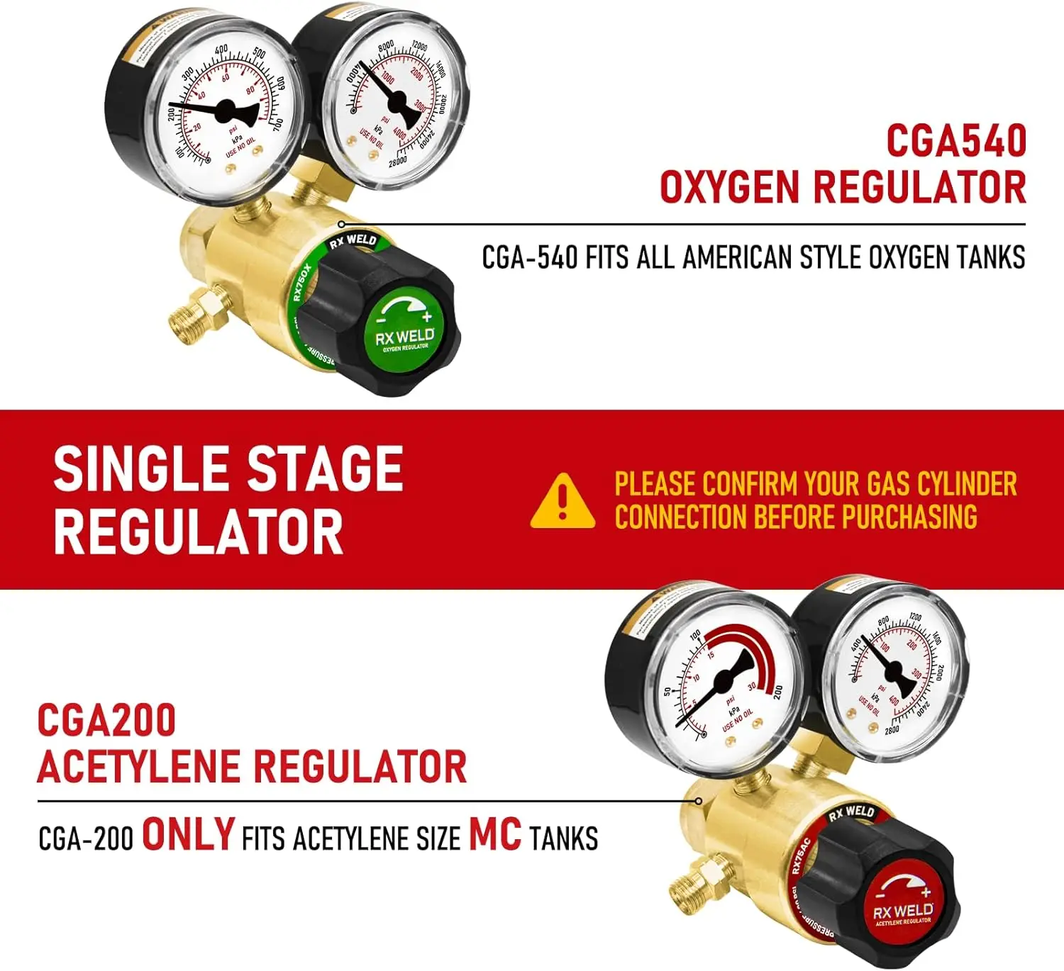 Light Duty Brazing Hvac Torch Kit Oxy Acetylene Torch Set, Cylinders Not Included