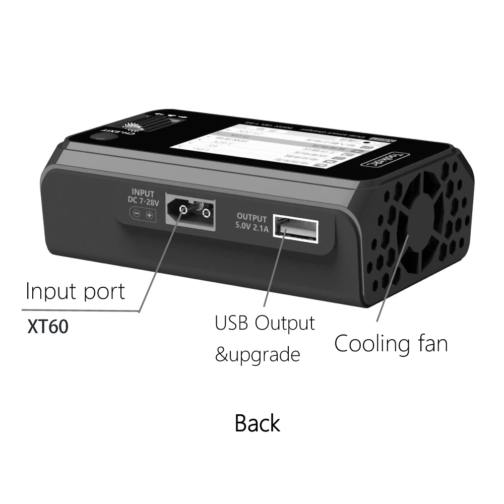 ToolkitRC الأرجواني M6D شاحن سريع ذكي قابل للتعديل هاواي DC500W 15A 1-6S لعبة نموذج سيارة بدون طيار FPV بطارية ليثيوم يبو الخفافيش