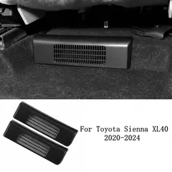 For Toyota Sienna XL40 2021 2022 2023 2024 Car Air Outlet Cover Vent Dust Conditioner Exhaust Under Seat Non-Clogging Accesories