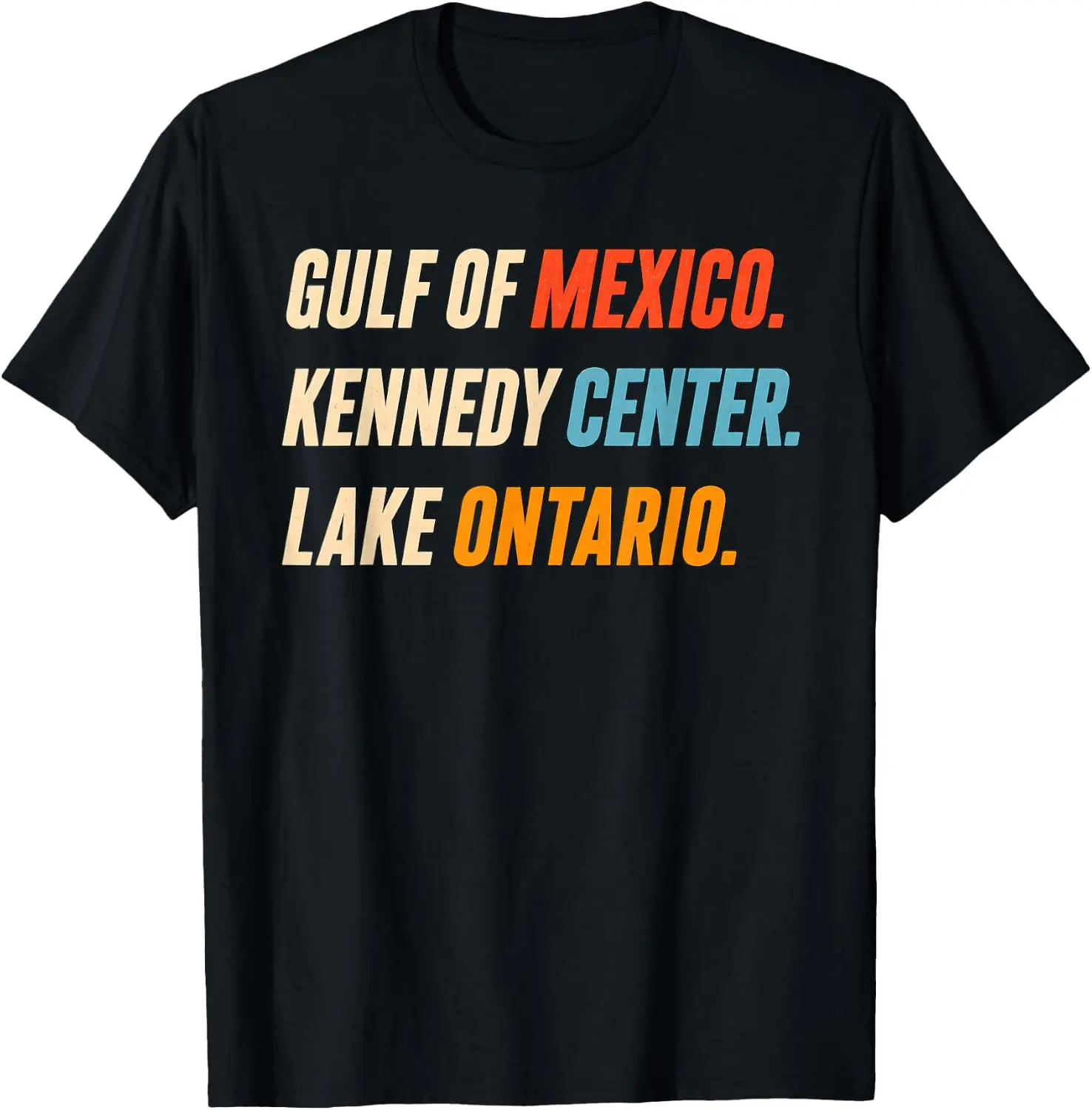 Gulf Of Mexico Kennedy Center Lake Ontario T-Shirt Cute Halloween Pumpkin Short-Sleeve Tee: Fun, Breathable, Pure Cotton, Stylish—Perfect for Sports, Lounging, or Casual Wear.