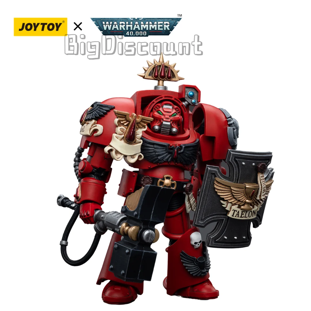 [IN STOCK] JOYTOY 1/18 Action Figures (6PCS/SET) 40K Blood Angels Assault Terminators Game Anime Military Model Free Shipping