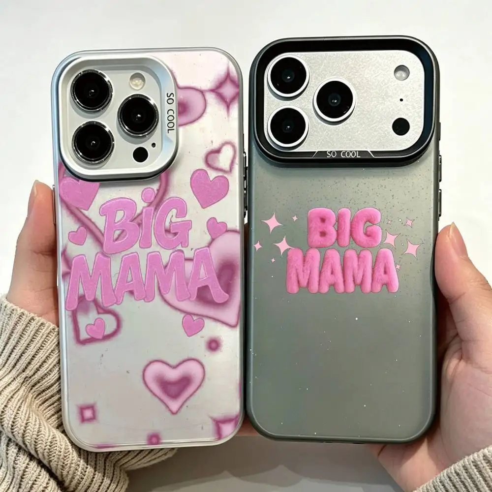 R-Rapper L-Latto Big mama Phone Case For iPhone 18,17,16,15,14,13,12,11 Plus,Pro Max,XS,Colored Silver Plated Inside Cover Gift
