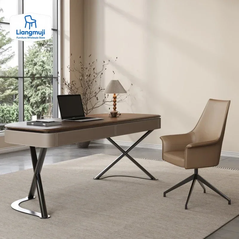 

Nordic Monitor Computer Desks Standing Organizer Home Executive Desk Study Biurka Reception Escritorio Oficina Trendy Furniture