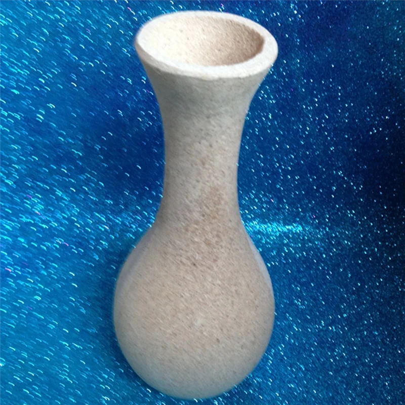 DELAM-DIY florero de dibujo artesanal para niños, 5 uds florero sin terminar florero de madera florero hecho a mano pintura DIY