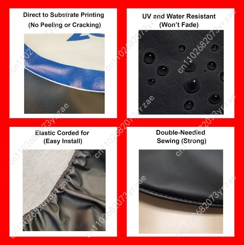 Mamasaurus, varios modelos, cubierta de repuesto para neumáticos de coche, prevención de polvo y arena, protege la lluvia y el viento, cubiertas para neumáticos resistentes y duraderas