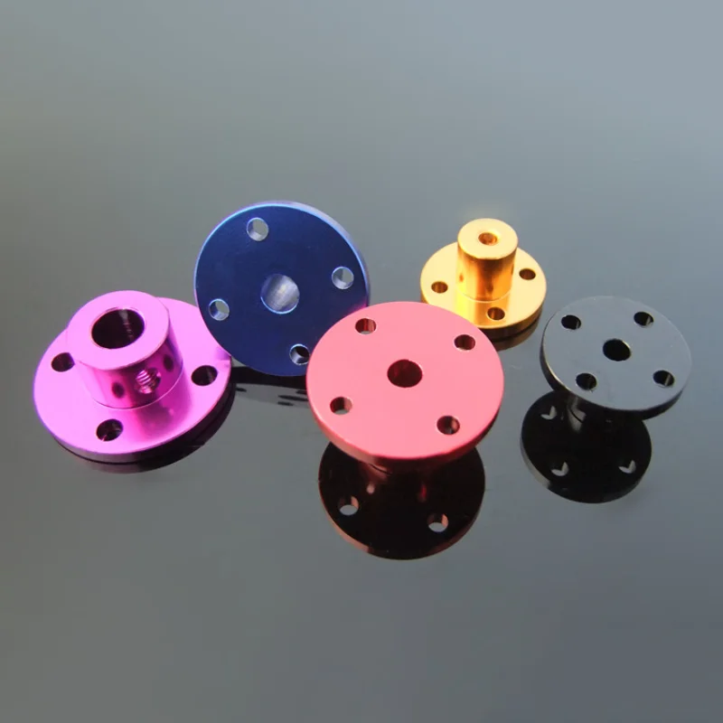 1-10PCS Flange Coupling 3mm/4mm/5mm/6mm/8mm Aluminum Alloy Flange Coupling Motor Guide Shaft Coupler Motor Support Connector
