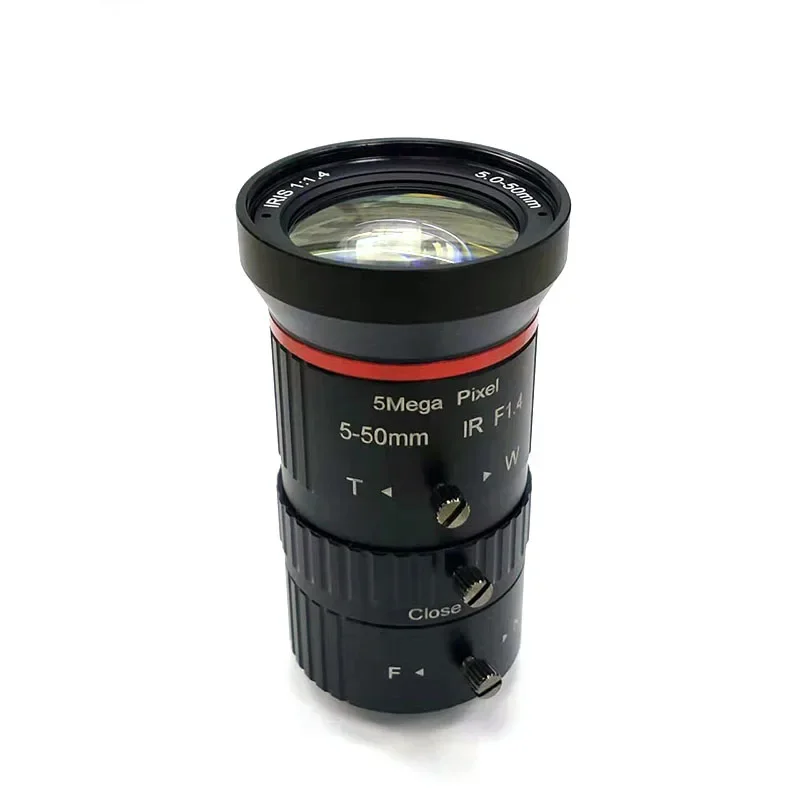 

5-50mm 5 Megapixel Manual Varifocal Lens Manual Zoom & Focus CS Mount IR CCTV Lens for CCTV Security Camera BOX