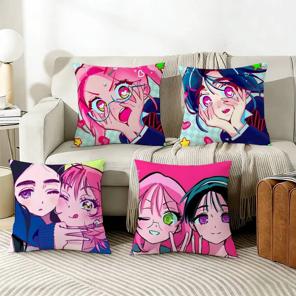 

Mizi And Sua Anime Alien Stage-S Various Sizes Square Pillow Case For Car Home Bedchamber Decor