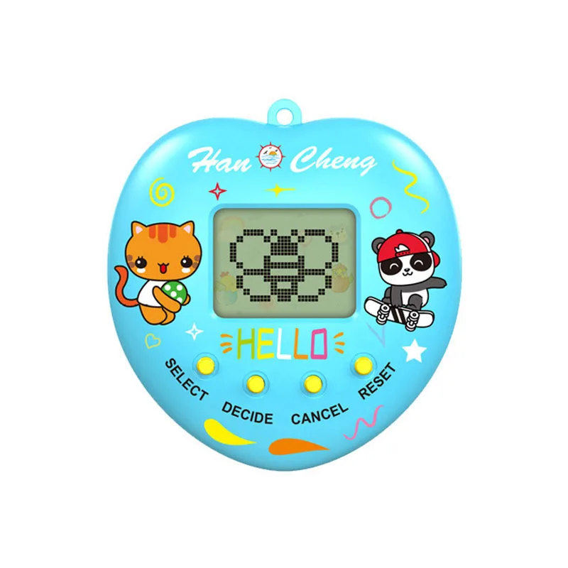 Juguetes de juego de mascotas electrónicas, Tamagotchi Virtual, clásico, nostálgico, animales digitales, Mini pantalla, máquina de juego, llavero, juguetes para niños