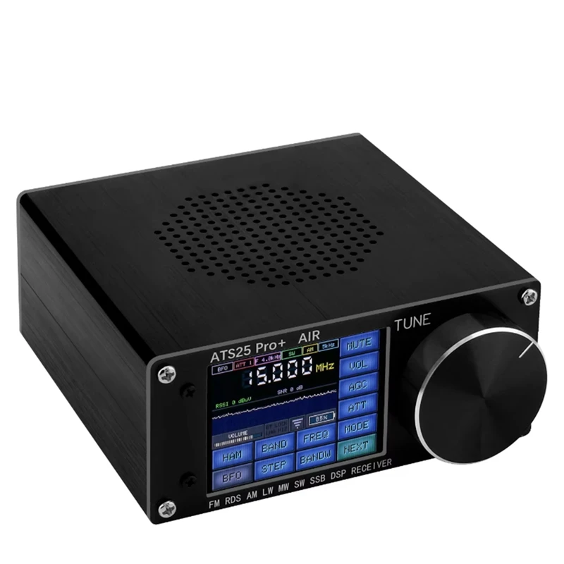 Récepteur de bande d'aviation ATS25 Pro +, prend en charge Bluetooth WiFi, bande FM SW SSB MW LW AIR SDR, micrologiciel 4.2 SI5351