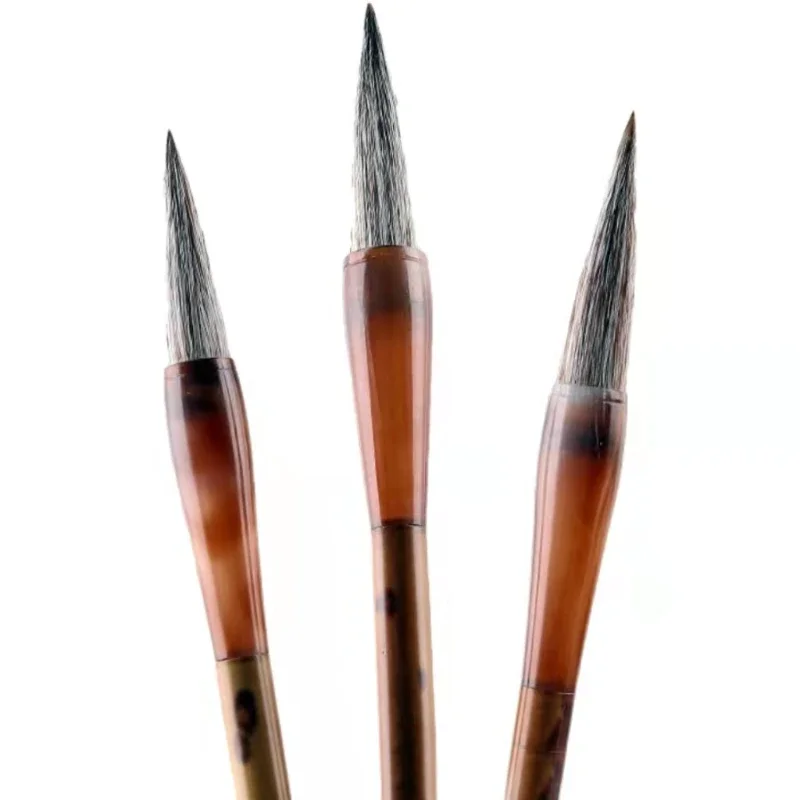 Horse Hair Calligraphy Brush Set Hard Hair Writing Painting Brush Pen Tinta China Adult Regular Script Official Script Practise