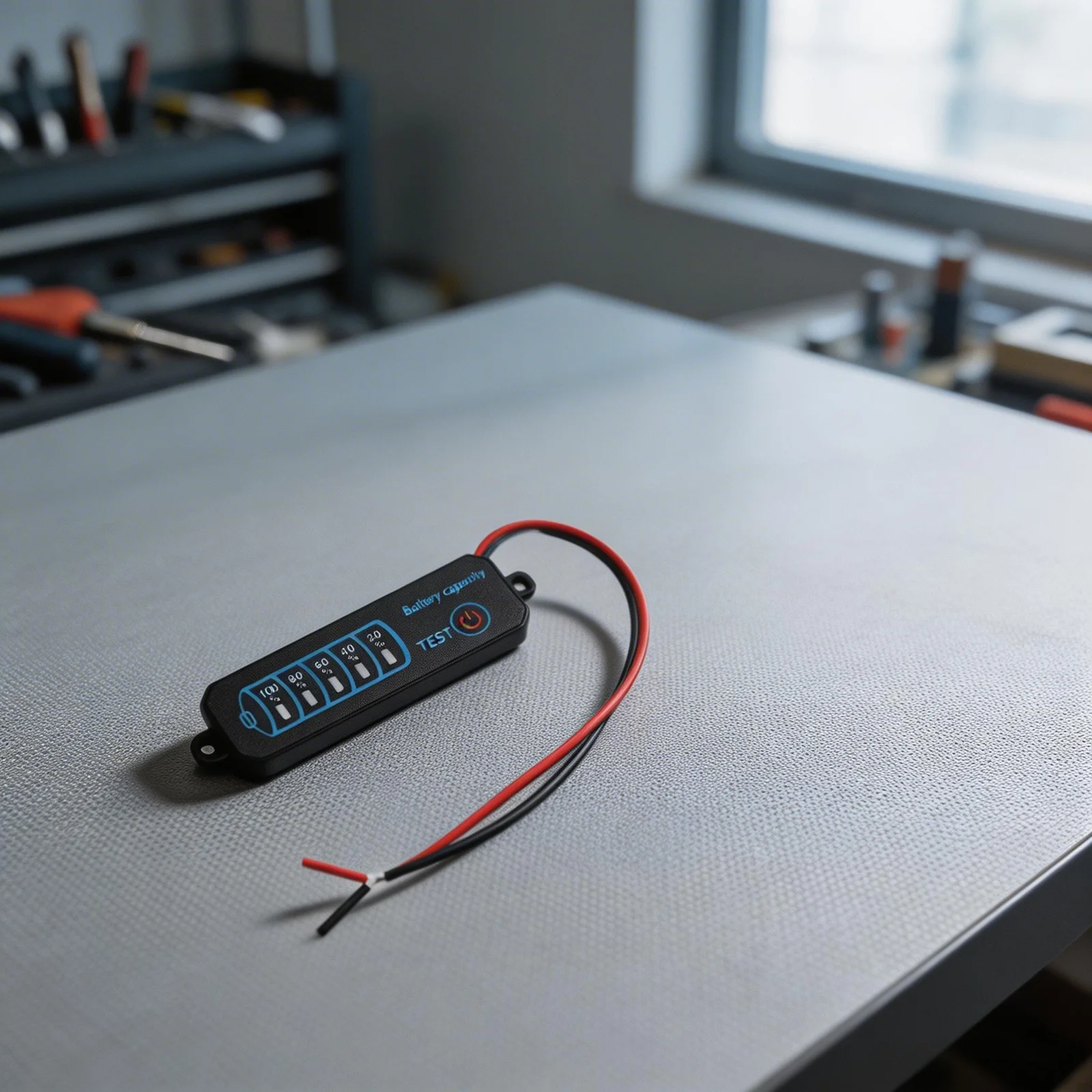 Battery Capacity Indicator Board Compatible with Multiple Battery Types Featuring LED Level Display and Wide Voltage Support