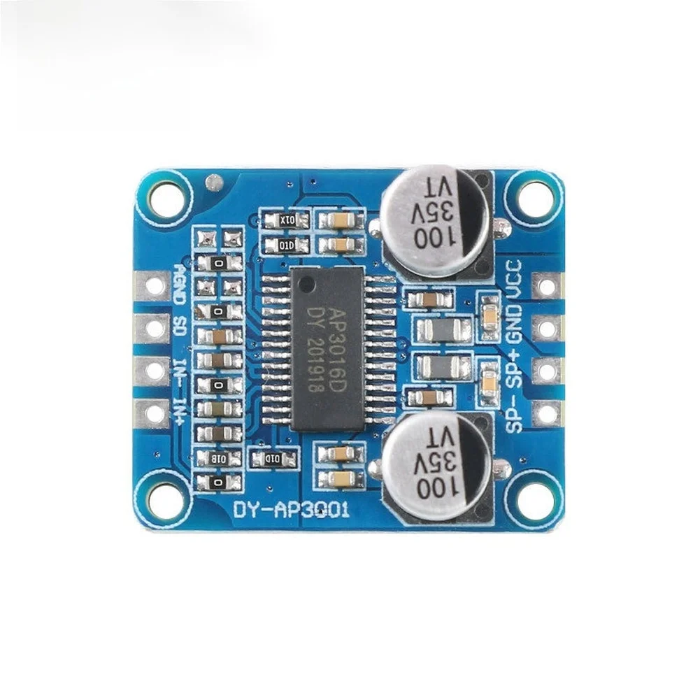Single Channel Amp 30W Class D Amp 30W Output At 16V Wide Voltage Range 8 24V 1k Input Impedance Optimized For 4-8 Load