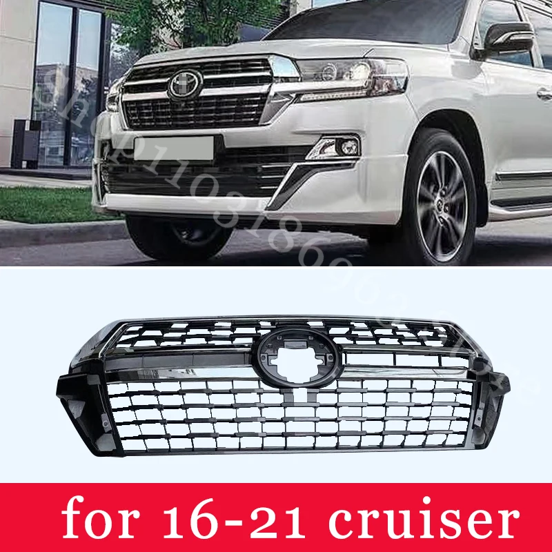 For Toyota Land Cruiser 120 Prado LC200 2016-2021 Front Grille TRD Modification and Upgrade Lc120 FJ120 Exterior Accessories