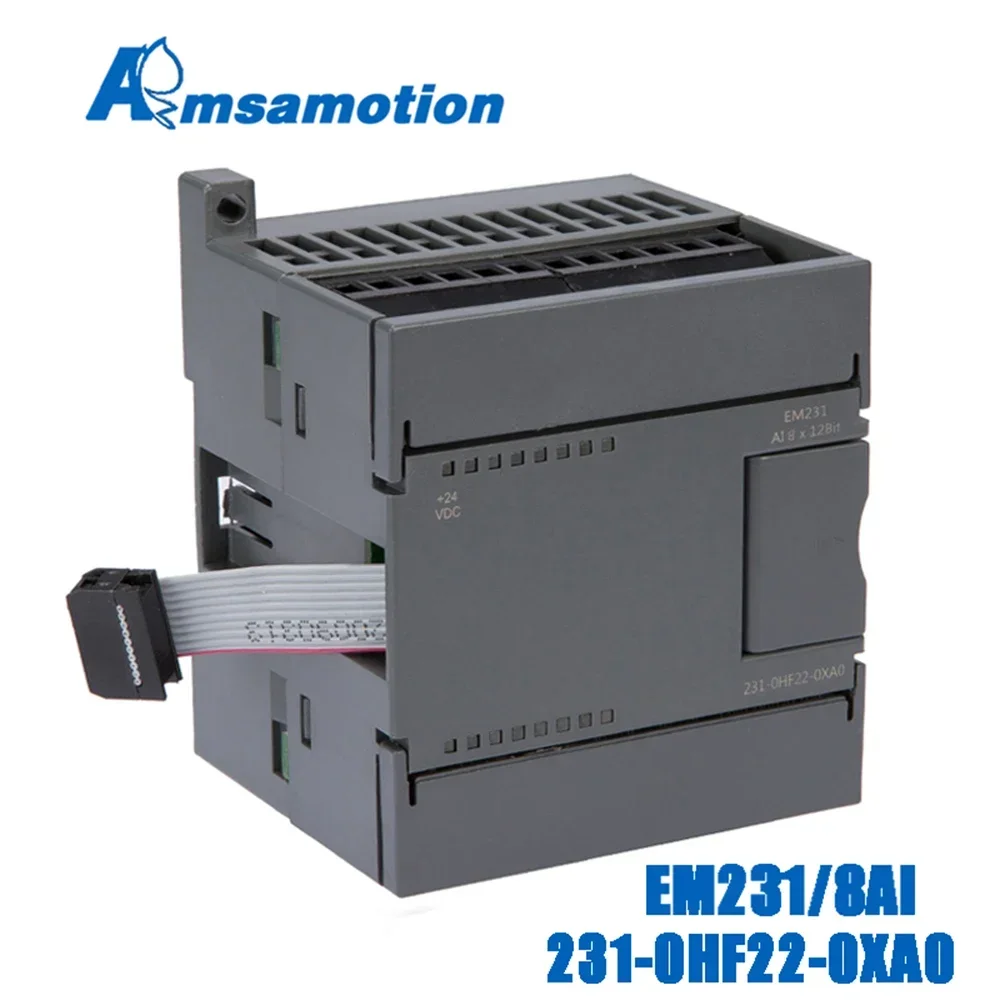 Imagem -05 - Amsammotion Módulo de Extensão para Siemens Plc 8-channel Input Analog Module Em231 6es7 2310hf22-0xa0 8ai 12bit S7200